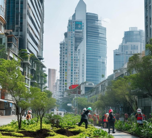 晋城商贸区,扫黄与新绿化实践,为城市环境添绿色 晋城商贸区,扫黄与新绿化实践,为城市环境添绿色